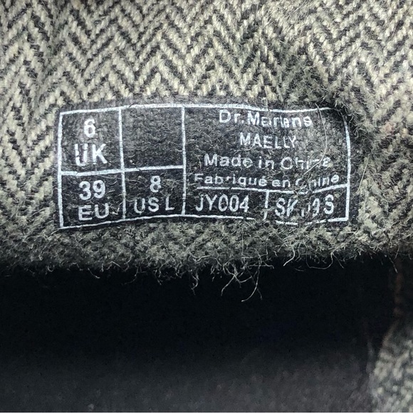 Dr. Marten Black Maelly Leather Boot Women’s size 8 - Picture 11 of 12